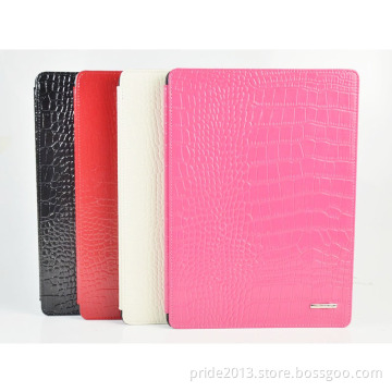 Crocodile Genuine Leather Smart Case for iPad Air with Inner Slim PC